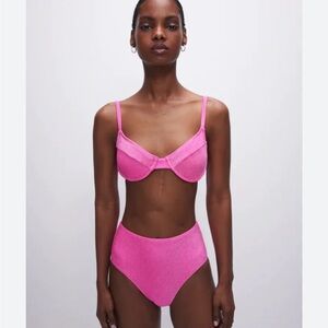 Good American Pink Bikini Set